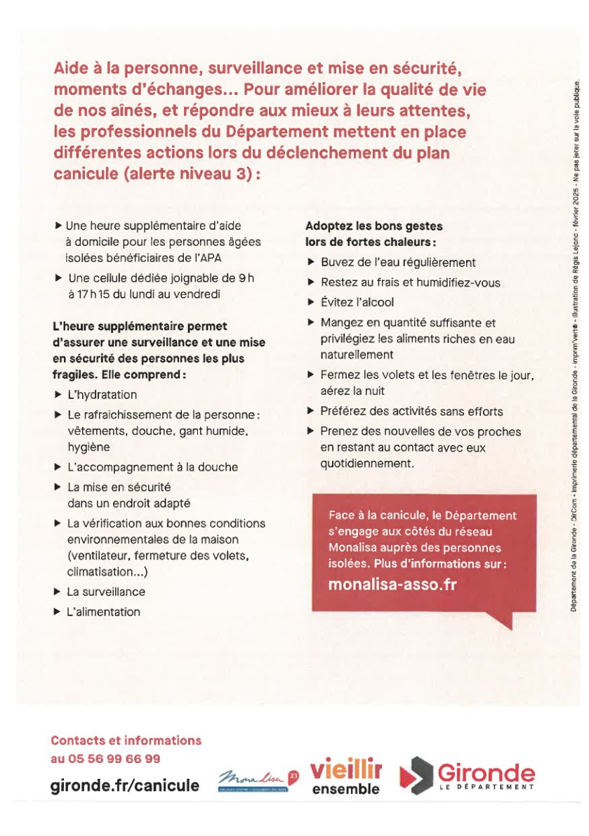 canicule mazion verso